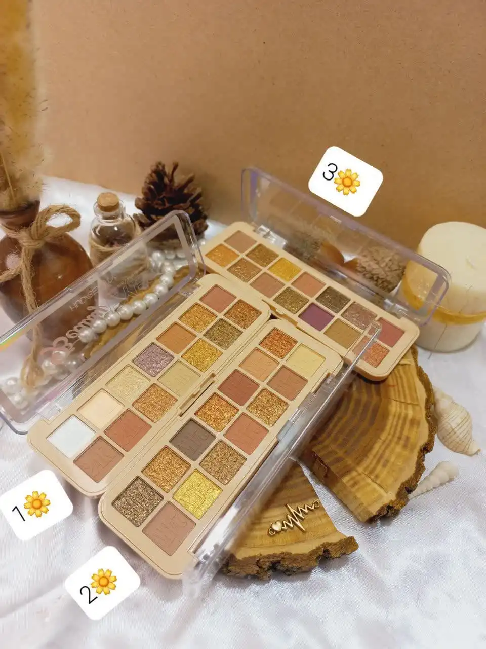 سایه 14 رنگ پرطرفدار با پیگمنت فوق العاده برند هدی بیوتی HUDABEAUTY کد H70149