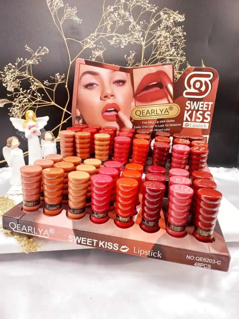 پک رژ جامد ۸ عددی برند MATTE LIPSTICK کد QE6203_C اماراتی کیفیت عالی