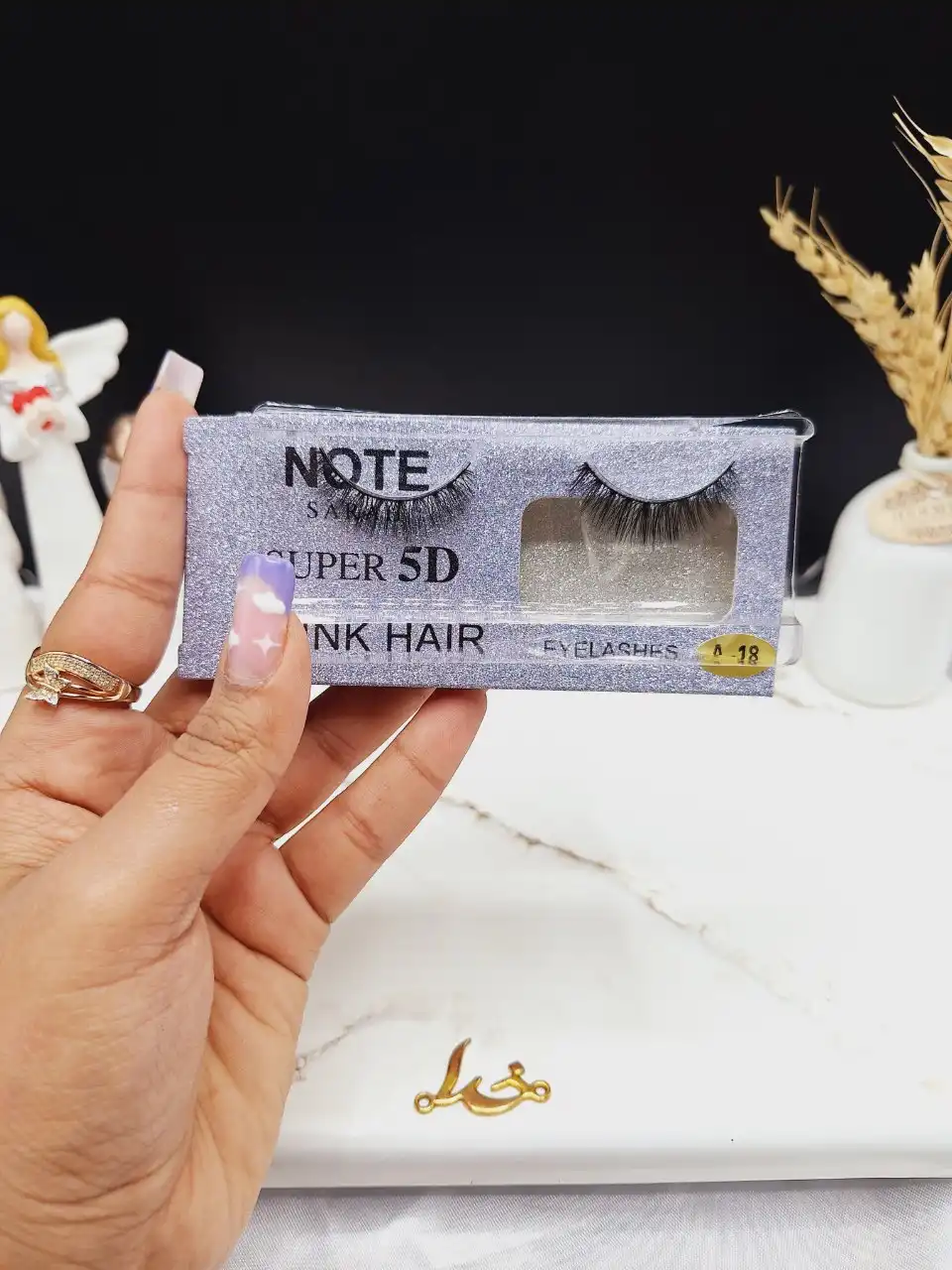 مژه مصنوعی 5 بعدی کارتن بنفش برند نوت NOTE