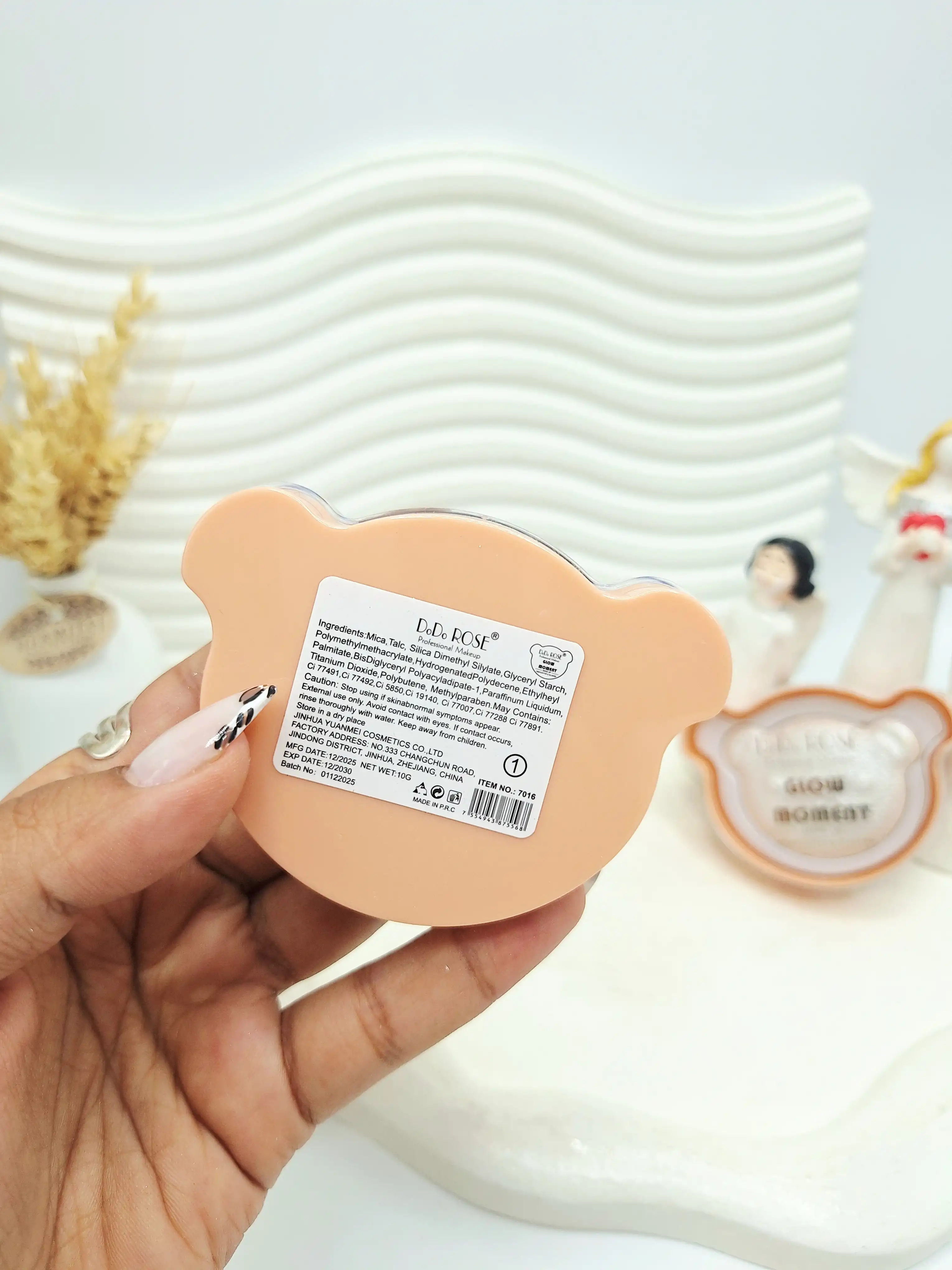 هایلایتر جذاب طرح خرسی DoDo Rose کد 7016